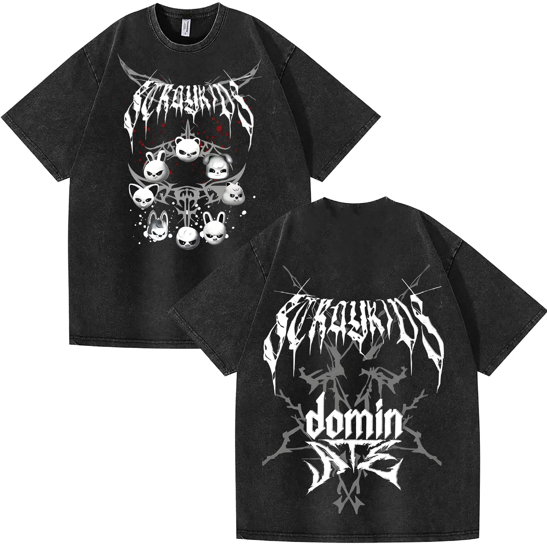 2025 год Bad Rap Independent Station Evil Skzoo Combination Peripheral Print Summer Short Sleeve