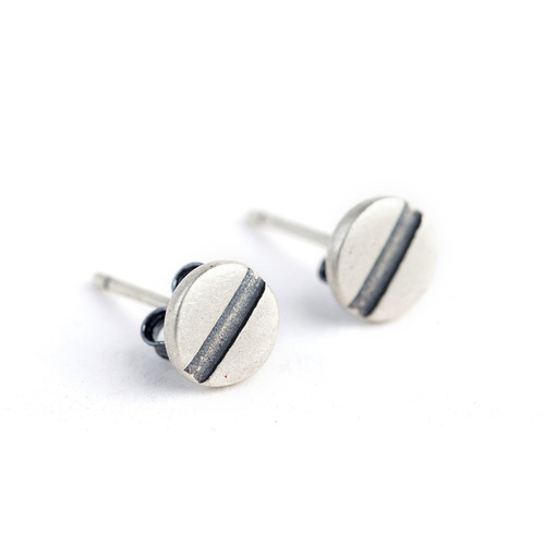 Dark Dreams 925 Silver New Screw Stud Earrings for Women, Hypoallergenic, Simple Nail Men's Personalized Earrings