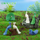 Micro landscape small ornaments Peacock realistic cartoon Peacock micro landscape small ornaments resin creative accessories