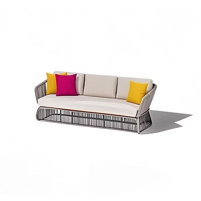 Sofá de ratán al aire libre, terraza, balcón, perezoso, lluvia, protector solar, mesa de centro, villa combinada, muebles de jardín al aire libre