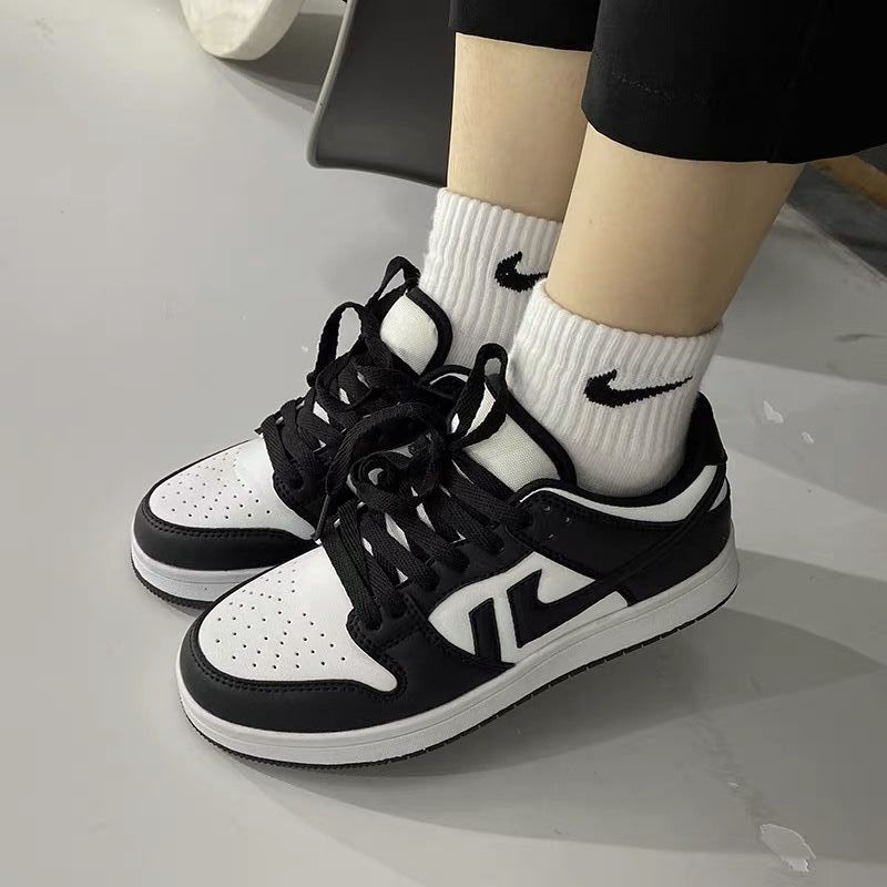 Black And White Panda Net Red Sneakers Casual Couple Shoes Low Top Breathable Sports Men S Shoes Student Women One Drop_voghion.com