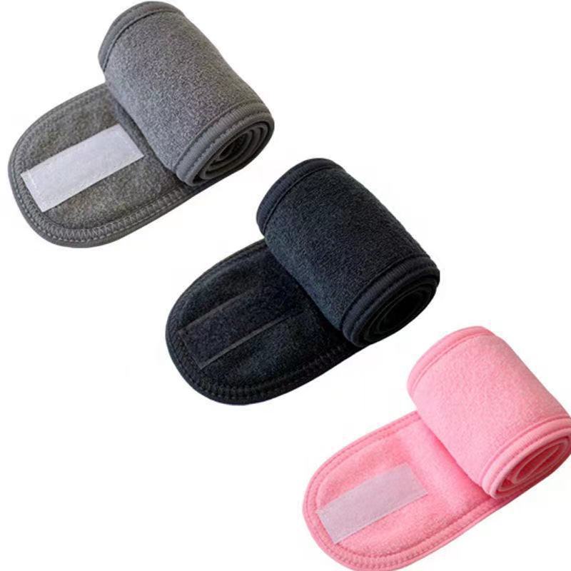 Soporte para paquetes personalizados pañuelos velcro cinta de cabello luna lavar la cara cinta de cabello cinta de maquillaje velcro máscara de cabello