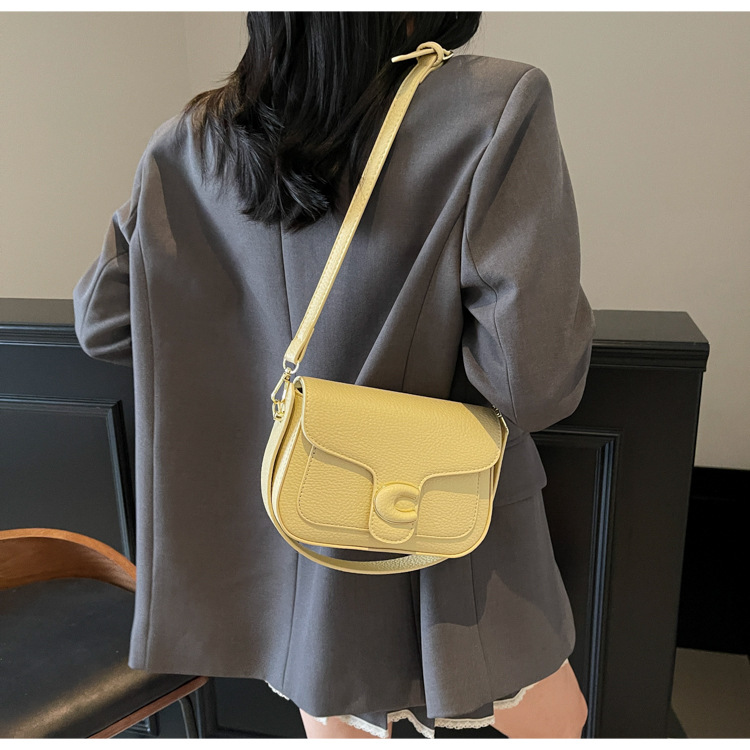 Korean niche fashion handbag for women 2025 new style simple solid color casual small square bag with a sense of high-end crossbody undefined