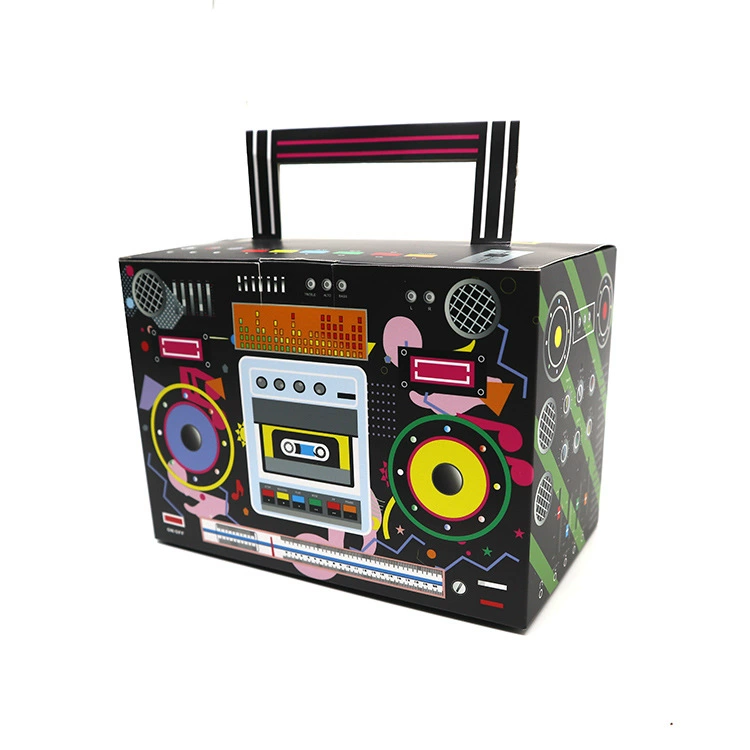 80s retro radio recorder cake box popcorn bucket candy box party decoration scene layout