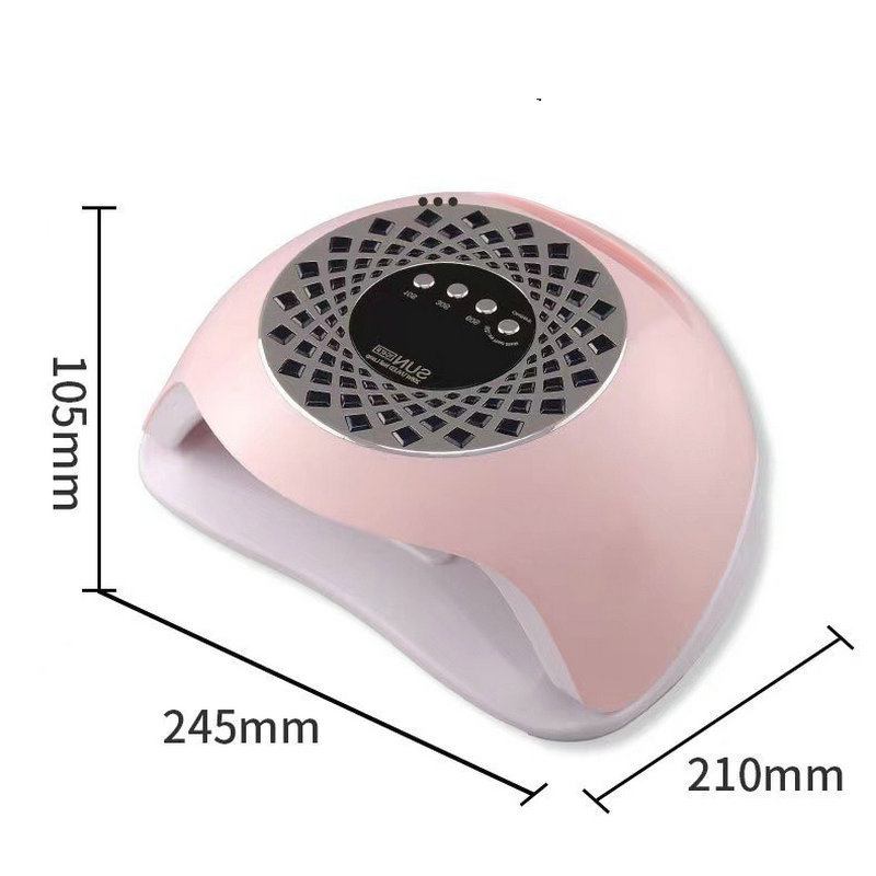 Nueva lámpara de manicuras 256W de alta potencia de manicuras luz de terapia de luz LCD colorido de visualización de luz condensada de manicuras de asado de luz Amazon