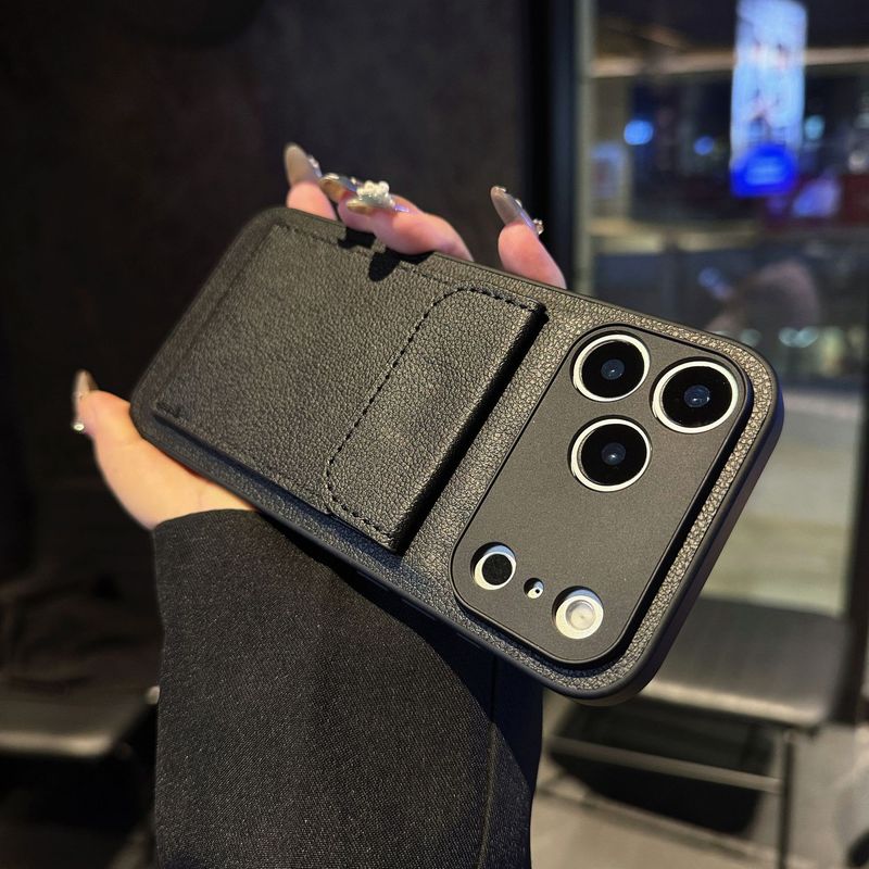 卡包可支架适用苹果17手机壳iphone15pm简约13/14外贸全包保护套|undefined