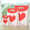 Red Marriage Return Gift Plastic Bags Valentine's Day Love Flowing Gift Paper Bags Warm Fashion Wedding Celebrating Happy Sugarbags