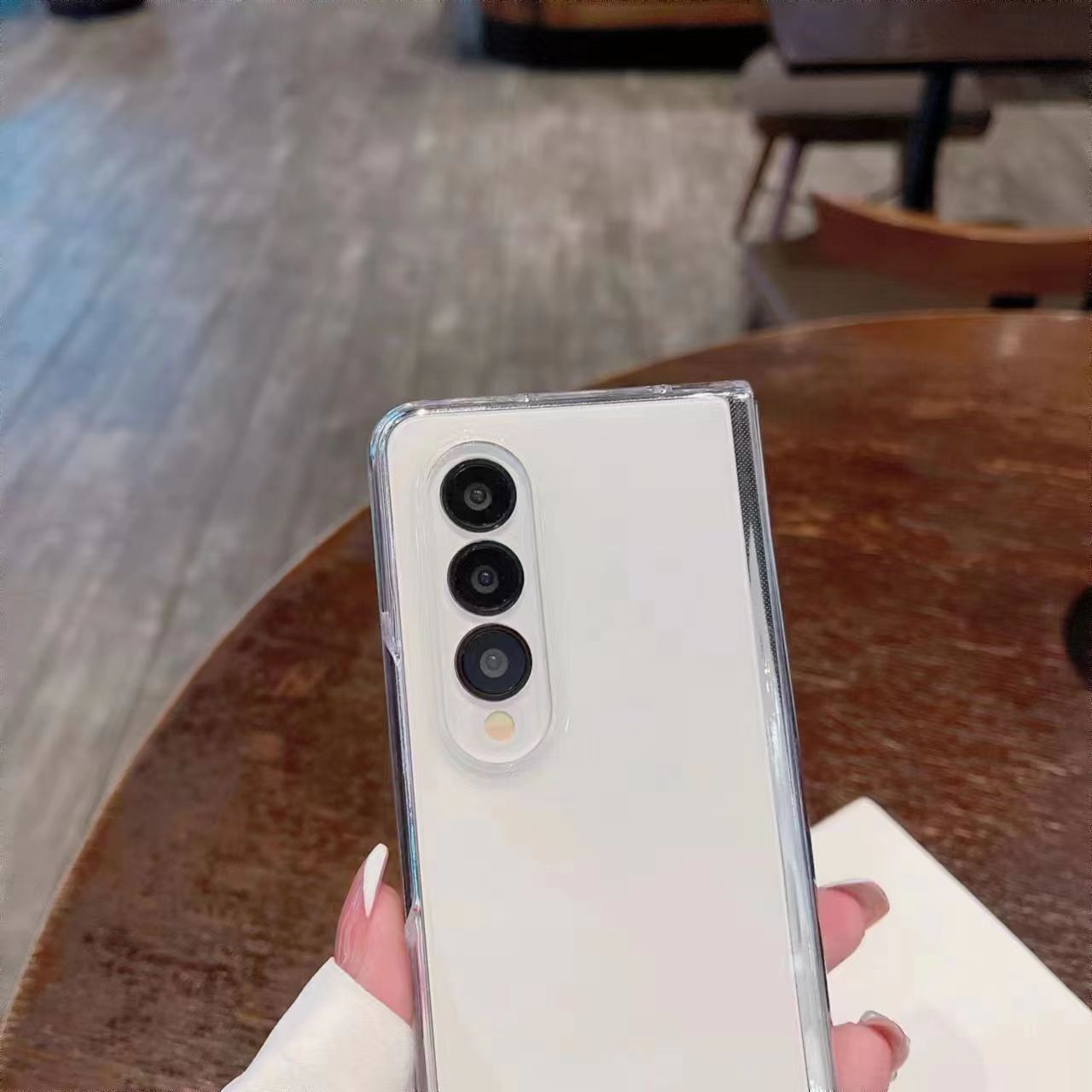 Telefono Samsung Fold7 compatibile con custodia trasparente Fold4 al 70%, protezione per lo schermo Fold5w scontata del 78%_voghion.com