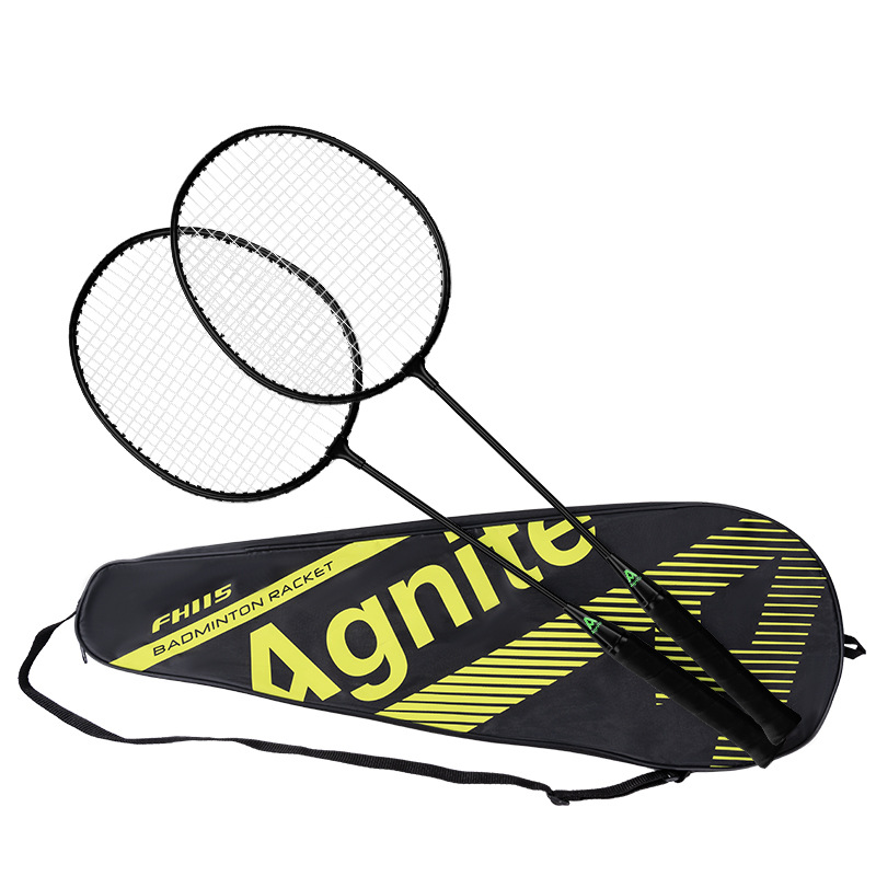 Raqueta de bádminton de Deloitte, fibra de carbono auténtica, ultraligera para niños, estudiantes y juveniles.