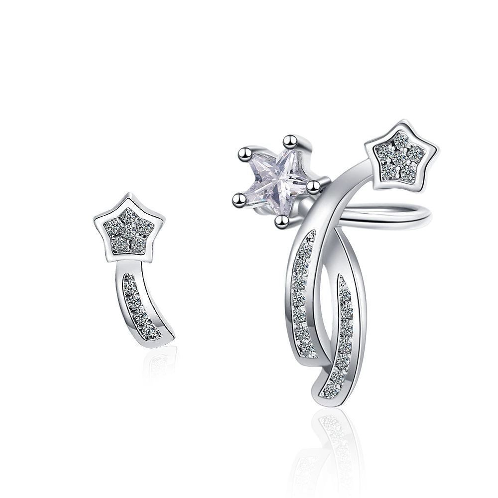 Серьги, асимметричные милые ушные клипсы, корейский стиль