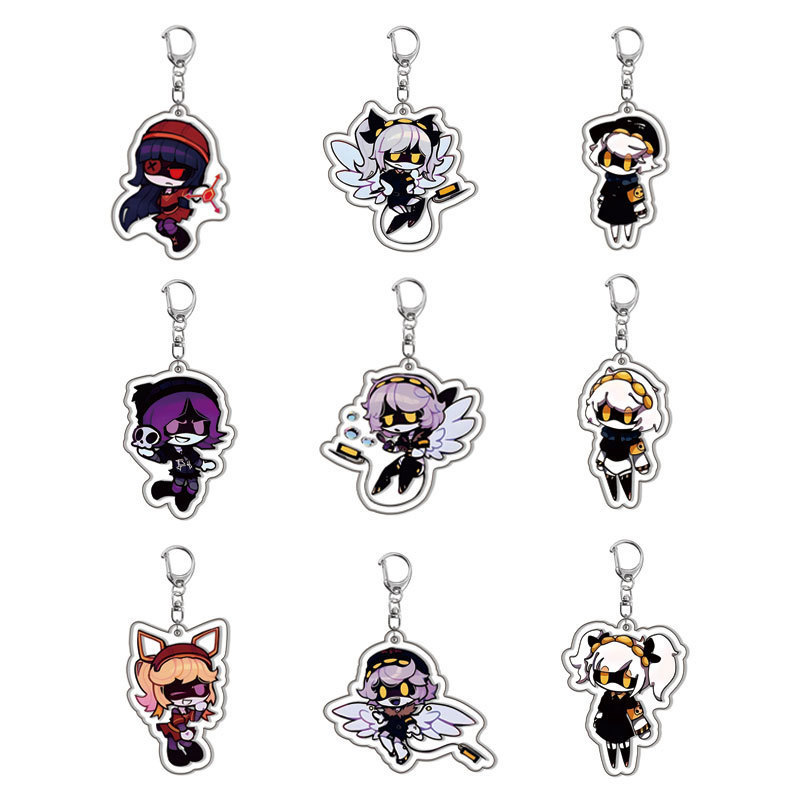 [Hd] Inorganic Killer Acrylic Keychain N V Uzi J Game Anime Backpack Popular Pendant