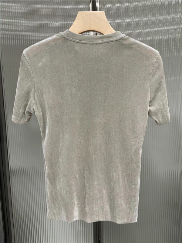 【在庫あり】ニッチ25夏ラウンドネックファッション植毛犬プリントカジュアル万能半袖Tシャツトップス女性用|undefined