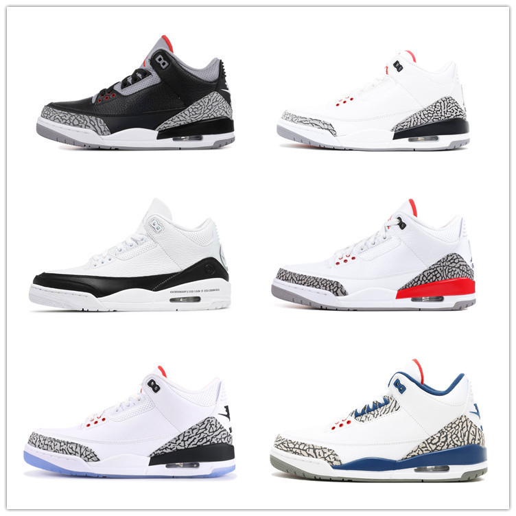 Putian Shoe Factory Wholesale Jordan Aj3 Joe 3 Black Cement Flame Red Air Cushion Anti-Slip Men's Basketball Sports Shoes Putian Shoe Factory Wholesale Jordan Aj3 Joe 3 Black Cement Flame Red Air Cushion Anti-Slip Men's Basketball Sports Shoes