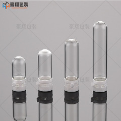 1.5ml-5ml透明な電球の瓶の丸い底のカードの口の瓶は蓋の精華の液体を引き裂いて瓶を分けます。
