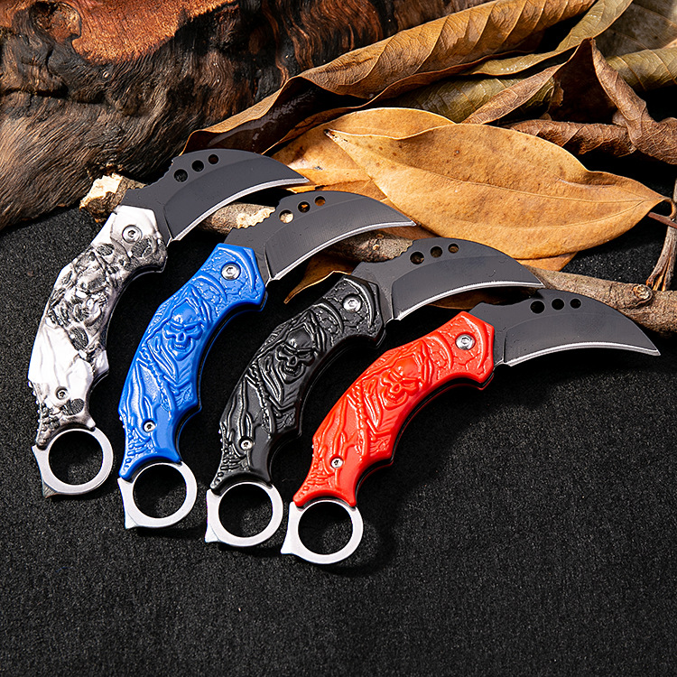 Fuente de fábrica cuchillo al aire libre fruta cuchillo barbacoa Cleaver plegable cuchillo coche suministros machete cuchillo