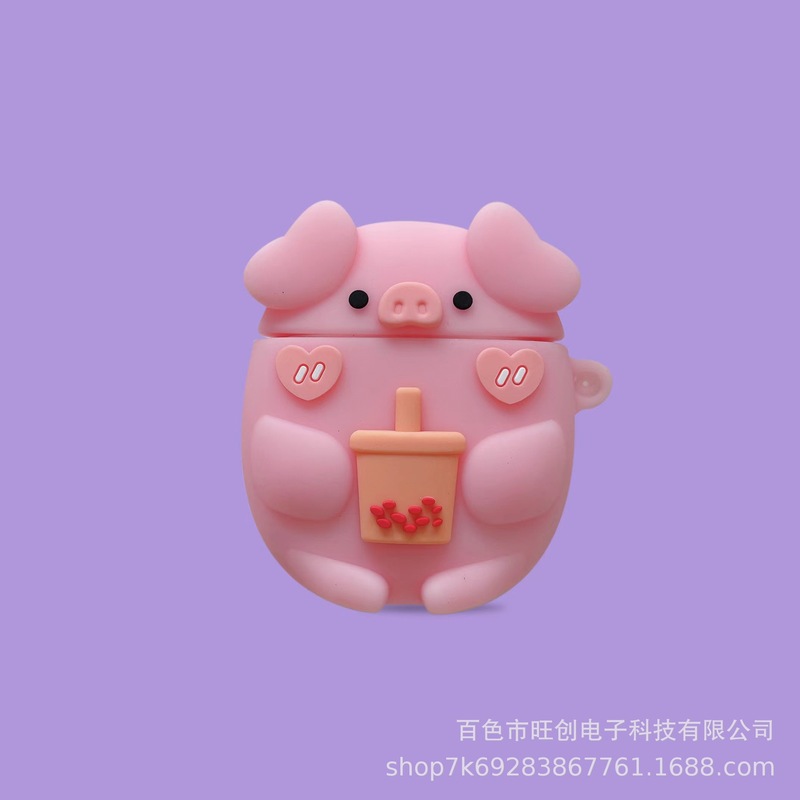 苹果AirPods1/2/3/4代硅胶保护套AirPodsPro2代四/五代卡通保护壳|undefined