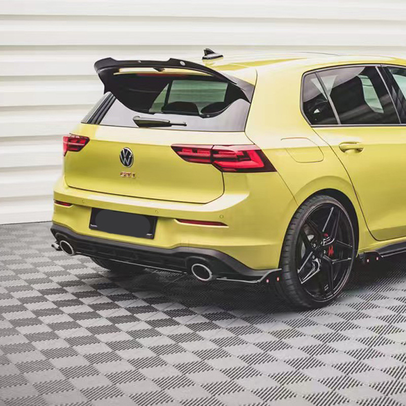Suitable for Volkswagen Golf 8 Gti 21+ Clubsport Rear Lip Blade Spoiler Cs Model Rear Wind Knife Modification