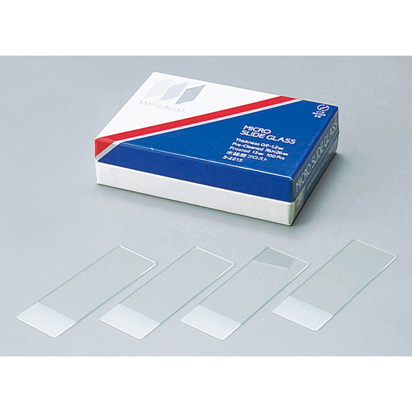 载玻片 (松浪硝子）白色磨边S2215