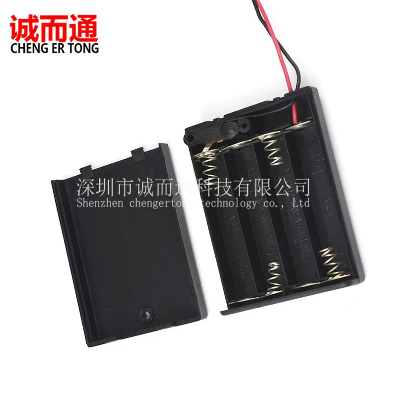 Фабрика сразу в запасе 7 4 с крышкой и батарейный отсек переключателя 6В 7 4 с крышкой ААА * 4