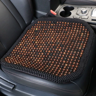Cool pad – Bodhi Seed Car Seat Cushion, Summer - bodhi-hand-hook-edge-breathable-layer-square-mat-solid-colorblack-mesh-deep-beads