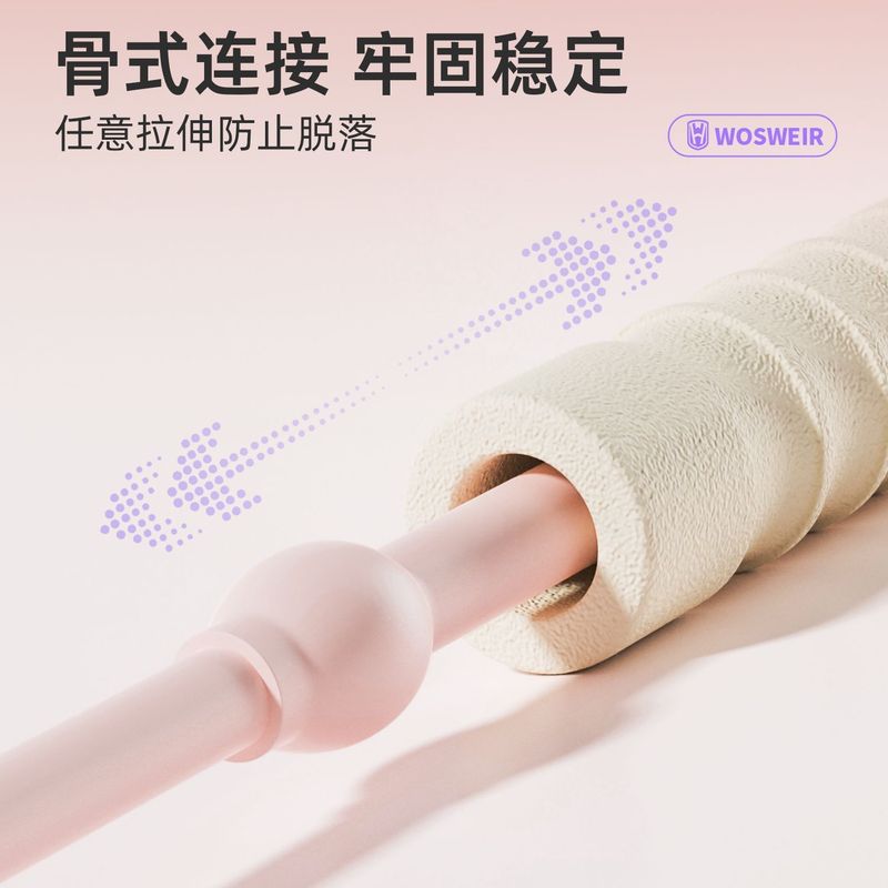 瑜伽女用8字拉力器开肩背部腿部加粗软胶室内家用弹力普拉提神器|undefined