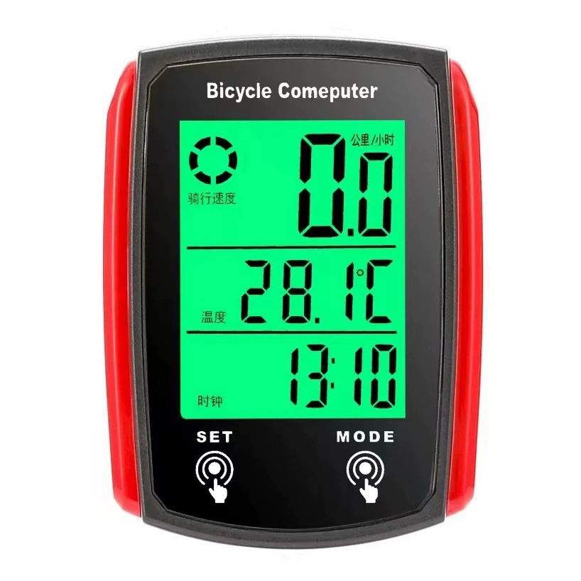 2022 Новая сенсорная кнопка большой экран велосипедная кодовая таблица супер яркая светодиодная подсветка велосипедный Спидометр Проводная кодовая таблица