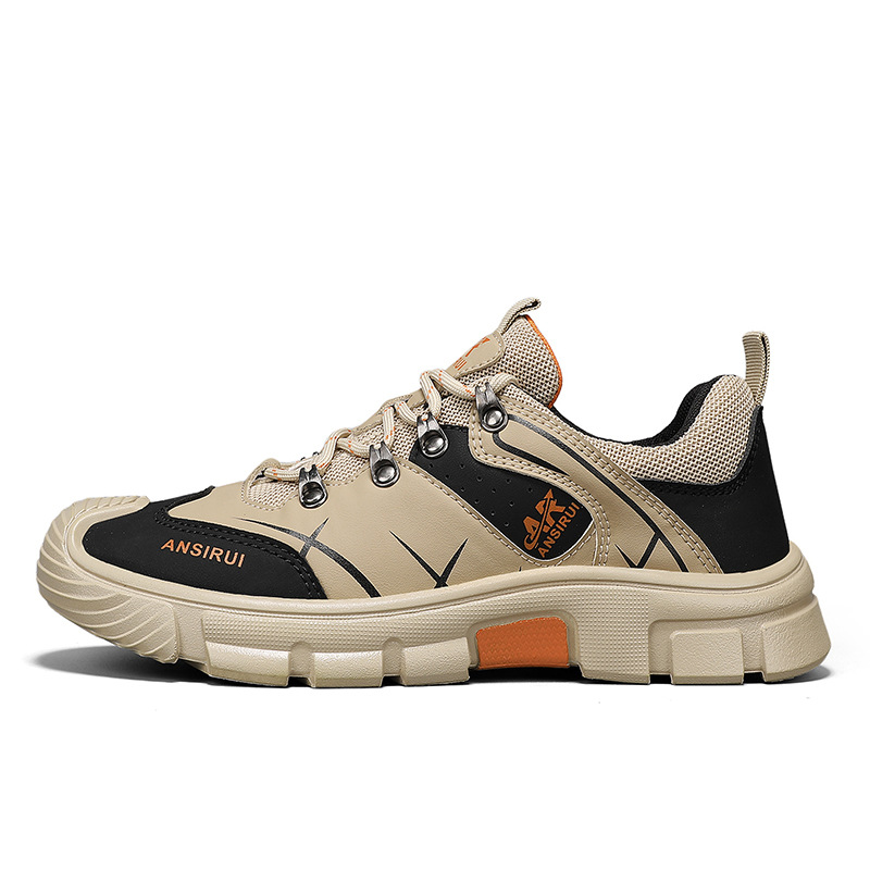 Zapatos de hombre de otoño deportes de ocio al aire libre zapatos de montaña sitio de trabajo impermeable antideslizante desgaste zapatos de protección laboral