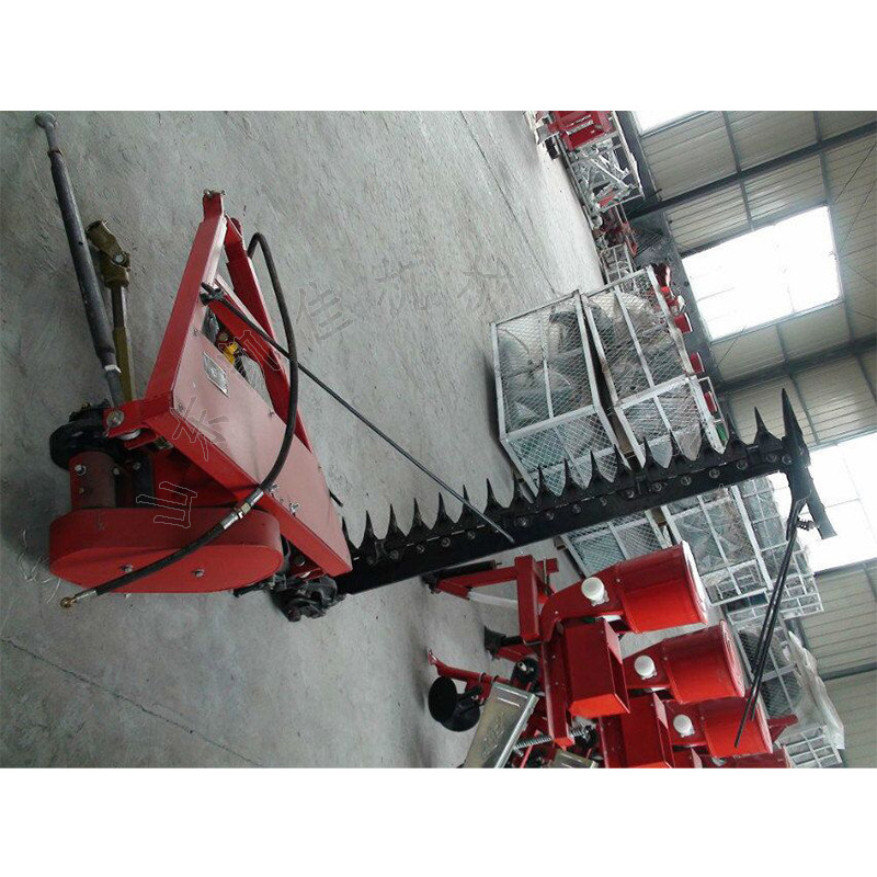 液压调节多角度斜坡割草的往复式割草机 后传动式牧草苜蓿打草机