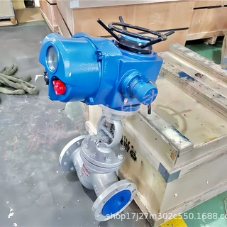 凯司特 电动截止阀J941H-16P DN200不锈钢调节型电动截止阀