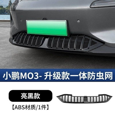 Models of Xpeng Mona M03, Anti-Insect: Automobile anti-insect net - 24-25-model-xpeng-m03-integrated-disassembly-free-insect-net-glossy-black