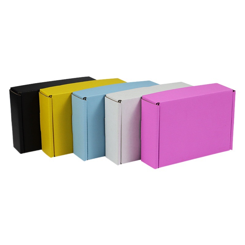 Caja de avión de color e-commerce embalaje Embalaje de ropa cartón corrugado desgaste armadura caja de embalaje logotipo impresión en color
