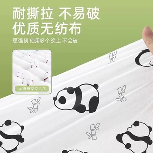 Four-Piece Set of Thickened Hotel Travel Double Travel Bedding, New Disposable Bed Sheetss and Quilt Covers