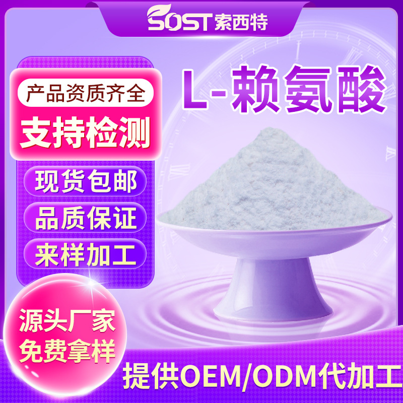 L-赖氨酸 食品级赖氨酸 营养强化剂 厂家供应 赖氨酸原料
