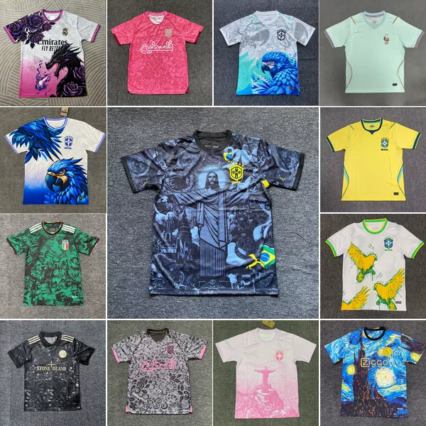 World Cup Jerseys Brazil Italy Argentina Portugal Palestine Arsenal Barcelona Real Madrid Football Uniforms