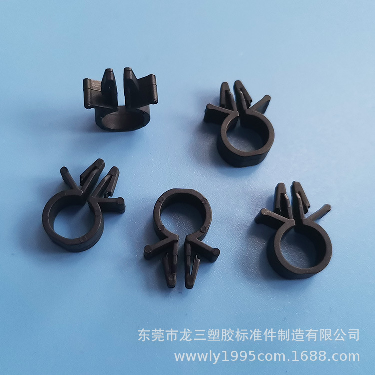 龙三厂家供应PCB板圆形束线座OCC-8插销式圆形固定线夹电线束线座