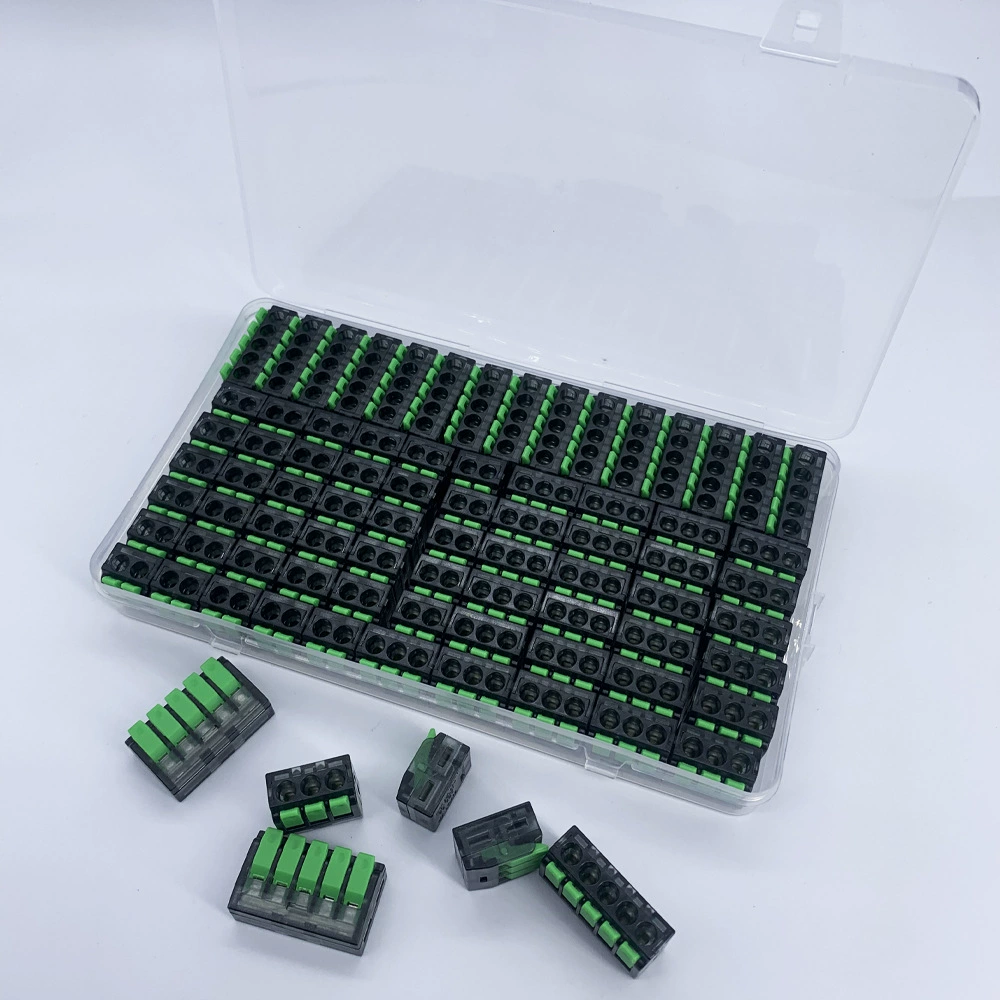 [跨境专供75PCS盒装电线连接器LT-412/3/5接线端子分线头厂家直供]