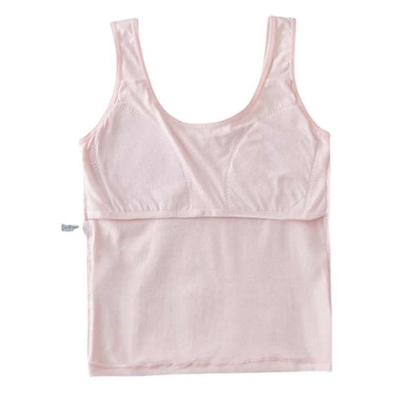Girls' Intimates Development Period Girls 7-9-12 Years Old Kidsren's Anti-Bulge Vest 15 Junior High School Student Long Bra