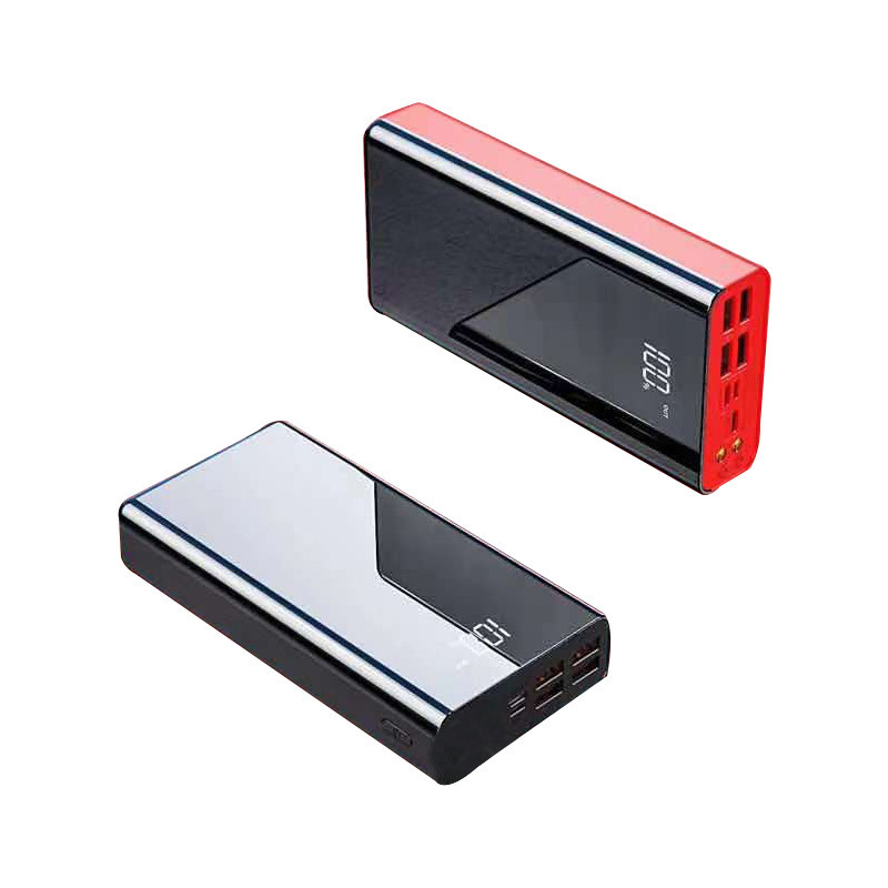 Compartir el tesoro de carga 5w mAh portátil al aire libre gran tolerancia diseño de salida porosa pantalla digital fuente de alimentación móvil en stock