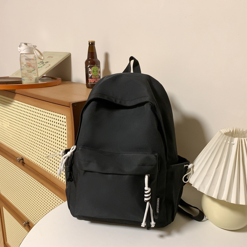 Los estudiantes de soft Sister tienen mochilas escolares simples y ligeras en clase, mochilas de ocio, mochilas de hombro, mochilas de alto valor facial, pequeñas y frescas, de gran capacidad, para niñas.