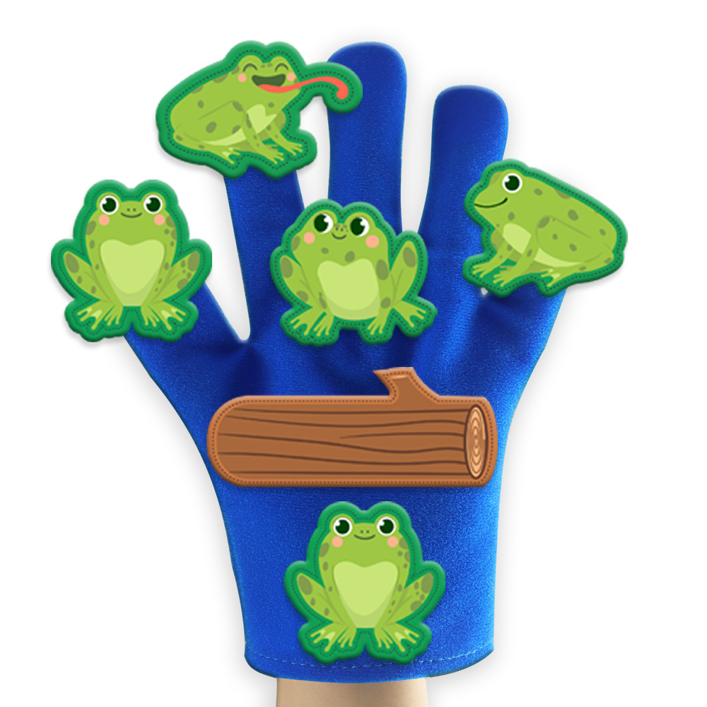 Factory direct supply of Amazon products: preschool teaching props gloves, story performance gloves, storytelling puppets.