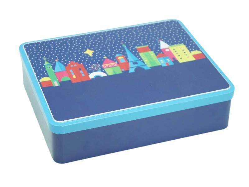 长方形马口铁铁盒 糖果饼干礼品铁盒 东莞厂家定制金属包装食品盒