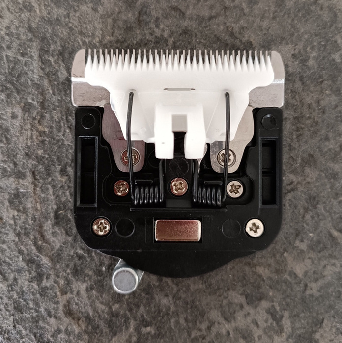 Cabeza de corte ajustable de cinco velocidades Cabeza de corte de corte de empujador eléctrico de 200W Cabeza de corte de corte de empujador eléctrico de caoba Cabeza de tijera de lana Cabeza de tijera para mascotas