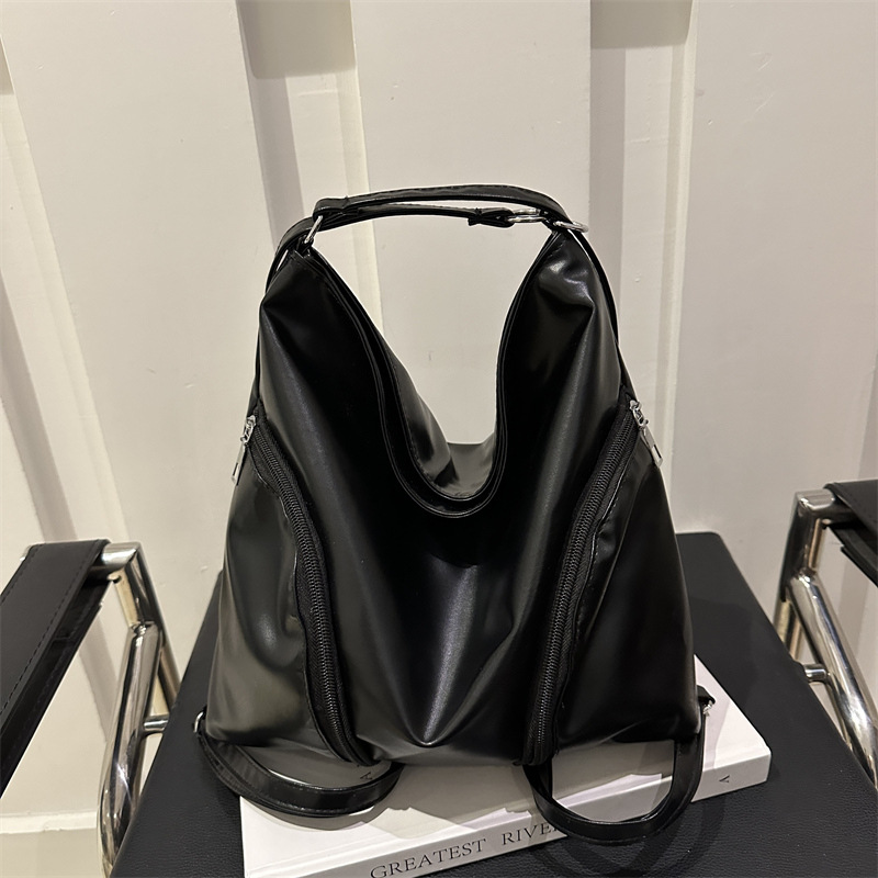 Mochila de hombro para mujeres 2025 nueva moda versátil para estudiantes universitarios en clase, mochila de viaje de gran capacidad