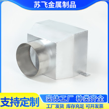 厂家直供不锈钢落水斗 楼顶加厚大口径排水雨水斗 方口穿墙水E18