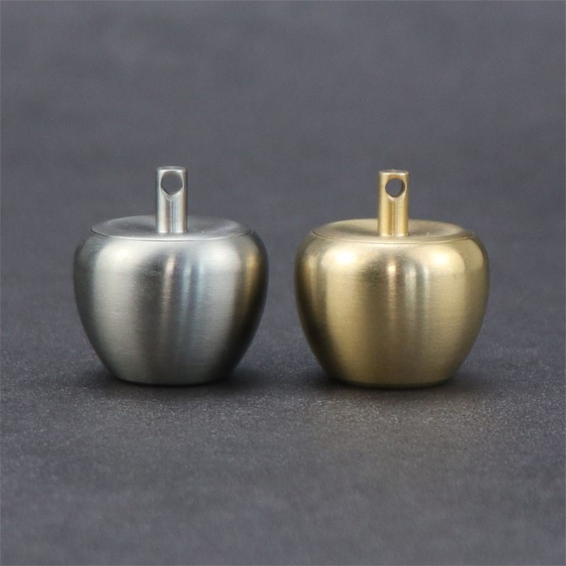 Pure Titanium Apple Shape Small Medicine Box Waterproof Moisture-proof Sealed Bottle Portable Medicine pillbox Storage Medicine Bottle Pure Titanium Apple Shape Small Medicine Box Waterproof Moisture-proof Sealed Bottle Portable Medicine pillbox Storage Medicine Bottle