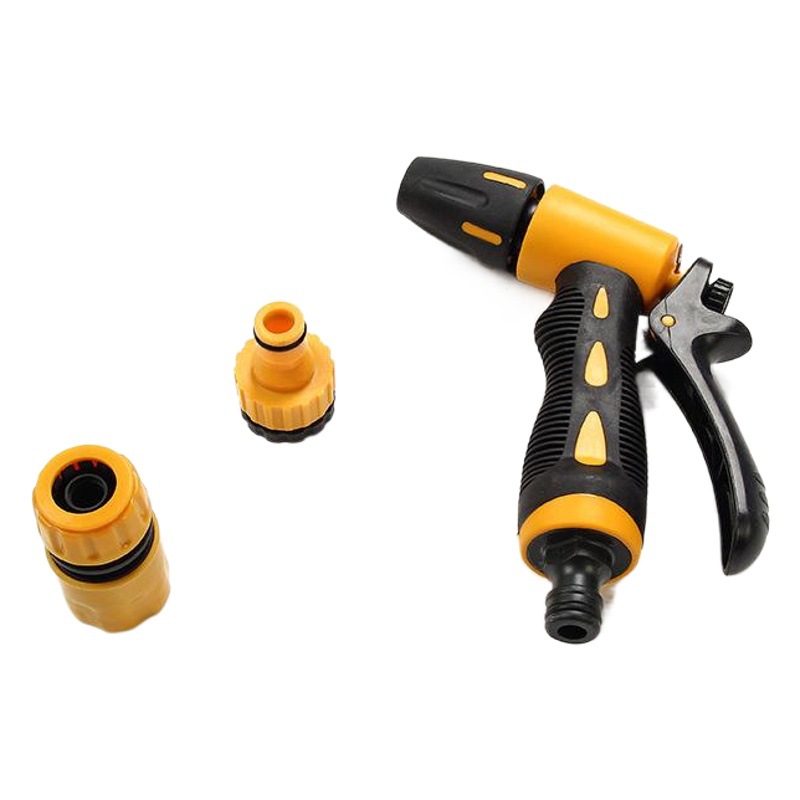SNJUE multi-funcional plástico coche lavado agua pistola traje 5-piezas conjunto jardín agua pistola CONECTOR conexión estándar image 1