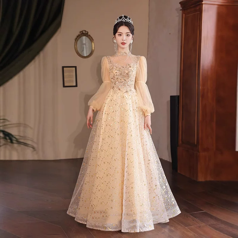 Elite evening dress, high-end, french style