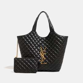 女士包包2025新款女包菱格大容量腋下包百搭单肩大包