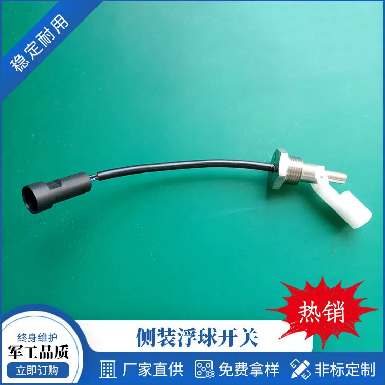 SP52L-D1侧装浮球开关 小型pp塑料浮子液位开关厂家 液位流量开关