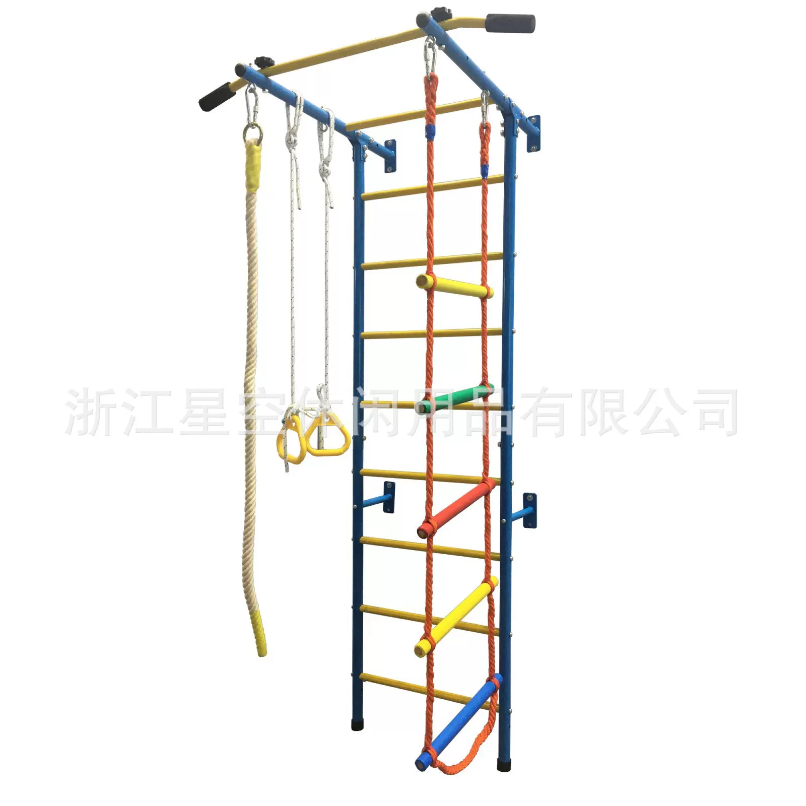 厂家直销小型家用运动吊环绳梯健身游乐设施多功能设备儿童室内攀